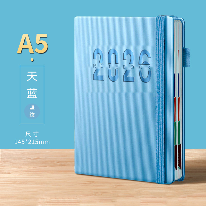 Nuova versione 2026-a5-nordic blue-righe verticali