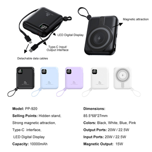อะแดปเตอร์ชาร์จเร็ว 3 in 1 20W ปี 2026 พร้อมสายชาร์จในตัว แบตสำรองพกพา 10000mAh สำหรับ <span class=keywords><strong>iPhone</strong></span> 17 <span class=keywords><strong>Pro</strong></span> Max, รองรับโลโก้สั่งทำ - Product Image 2