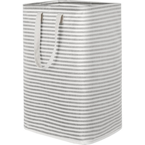 New Custom Large Polyester Collapsible Laundry Storage <b>Hamper</b> <b>Boxes</b> with Handles 30x40x60cm - Product Image 1