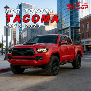 Gruppo Fari <span class=keywords><strong>LED</strong></span> Auto SINDAR, Accessori Modificati per Fari Anteriori Toyota Tacoma N300 2015-2020 2016-2023, Luce a 4 Lenti - Product Image 6