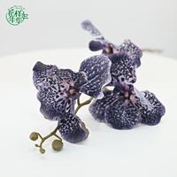 Orchidée Phalaenopsis Artificielle Réaliste 75cm à 3 Têtes pour Mariage, Décoration de Fête à Domicile, Composition Florale