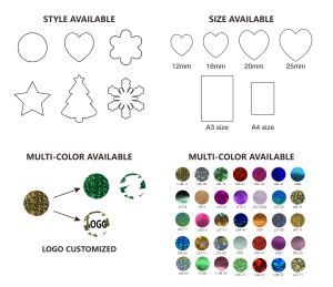 Lot <span class=keywords><strong>de</strong></span> rouleaux d'étiquettes à gratter holographiques rondes <span class=keywords><strong>de</strong></span> 16 mm, dorées, pour le suivi des défis d'épargne - Product Image 4