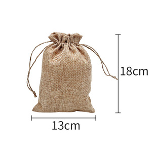 Bán buôn tự nhiên cây gai dầu dây rút Pouch đay túi với chuỗi cho hộ gia đình sử dụng và quà tặng - Product Image 2