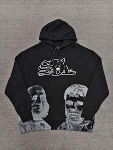 Sudadera con Capucha SDL de Alta Calidad, 100% Algodón, Diseño de Marca, Estilo Casual, Oversize, Streetwear Vintage para Hombre - Product Image 4