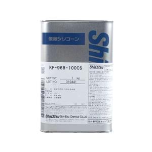 Huile de silicone résistante aux hautes températures Shinetsu KF968-100CS Jaune clair et transparent Emballage de 16 kg - Product Image 2