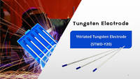1,6mm 2,4mm 3,2mm Color rojo azul WT20 WL20 varilla de soldadura de electrodo de tungsteno