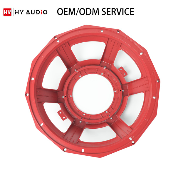 HY AUDIO Audio Frame Basket 18 Inch Red Color Speaker Basket Frame Subwoofer Aluminum Speaker Stand Speaker Accessories