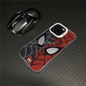 Justice Spider-Man <span class=keywords><strong>Vs</strong></span>. Cool Evil Cartoon Style Hard PC Mobile Case Compatible pour Apple pour iPhone 15 Pro <span class=keywords><strong>Max</strong></span> pour iPhone 16 Plus - Product Image 2