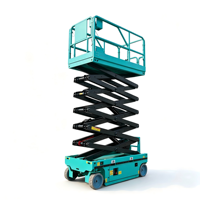 Plateforme de travail en hauteur électrique hydraulique à ciseaux, automotrice et sur chenilles, avec spécifications complètes et personnalisable