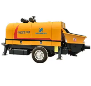 流行HBTS40R混凝土泵设备经销商混凝土泵销售拖车安装混凝土搅拌机和泵维修