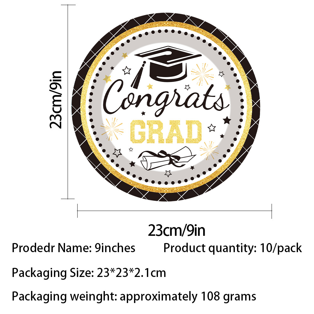 9 inch paper plate*10 pcs