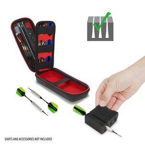 Estuche de Almacenamiento para Puntas, Ejes, Plumas y Accesorios de Dardos, Compatible con Juegos de Dardos de Acero o Suaves - Product Image 2
