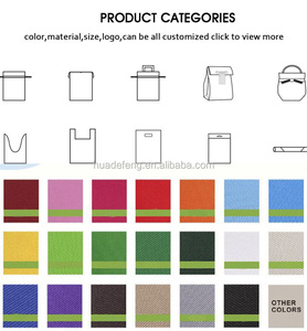 Bolsas de Regalo de Tela Indias para Halloween de Fábrica Huadefeng, Bolsas de Plástico No Tejido Impermeables con Cordón, Logotipo Personalizado, Promoción de Supermercado - Product Image 5