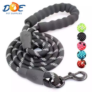 Doe Pet morbida comoda maniglia guinzaglio Multi colori prodotti per animali da compagnia guinzaglio riflettente per animali domestici per cani e gatti al sicuro durante la notte - Product Image 1