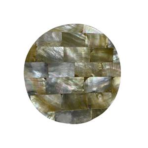 Ensemble de dessous-de-verre en nacre de dernière génération pour le café et le thé, plaque de dessous-de-verre incrustée avec un support pour dessous-de-verre, ensemble de 6 pièces, décoration - Product Image 3