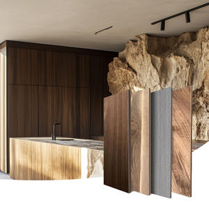 لوح جداري حديث مقاوم للحريق ومضاد للكهرباء الساكنة مصنوع من الفحم النباتي والبي في سي للاستخدام التجاري، لوح جداري داخلي مقاوم للماء - Product Image 1