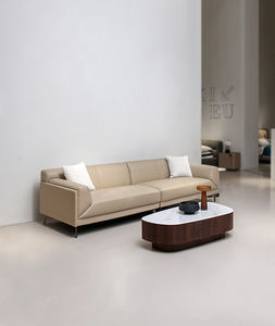 أريكة حديثة عالية الجودة مخصصة من الجلد الصناعي أريكة فندق - Product Image 5