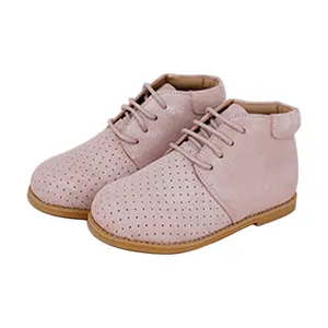 Choozii Nieuwste Westerse Stijl Kinderen Laarzen Herfst Lente Lace-Up Kids Casual Prachtige Roze Meisjes Enkellaars