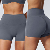 Leggings taille haute de sport effet push-up, shorts de compression pour le running, le yoga et le cyclisme, avec contrôle du ventre et logo