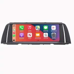 10.25 "ヘッドユニットサポートBMWF10 F11 iPhone CarPlayAndroid自動車マルチメディアディスプレイHDスクリーン用BTミュージックマップビデオ