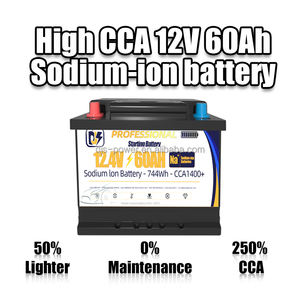 DJS 12.4V 60Ah ナトリウムイオン固形クランキングバッテリー 車・ボート用 3000サイクル 3年保証 鉛蓄電池の代替品 - Product Image 3