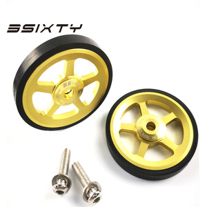 360易轮<span class=keywords><strong>2pcs</strong></span>易轮，适用于Brompton折叠自行车合金超轻轮 - Product Image 4