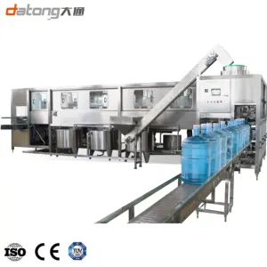 Automatic 5 Gallon 20L Bottle Water Bottling System Washing PC Barrel Filling Capping Machine
