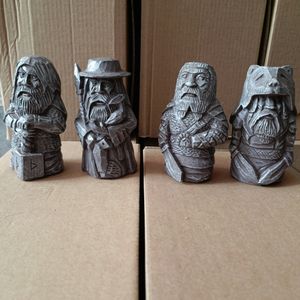 Conjunto de estatua de resina en miniatura WJB01 Valhalla <span class=keywords><strong>Odin</strong></span> Ufuhednar Tyr <span class=keywords><strong>Thor</strong></span> adornos vikingos regalos producto - Product Image 2