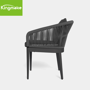 Sillas modernas de aluminio para Patio, muebles de exterior para cafetería, silla de cuerda para Hotel al aire libre, Diva, sillón de alta costura para jardín - Product Image 2