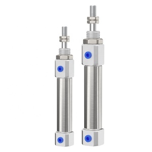 SC/MA/MD/Mal/SDA/TN piccolo <span class=keywords><strong>cilindro</strong></span> pneumatico a <span class=keywords><strong>pistone</strong></span> a doppio effetto con corpo in alluminio <span class=keywords><strong>e</strong></span> componenti del nucleo del cuscinetto Standard - Product Image 3