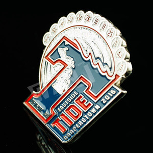 Insignias de solapa profesionales personalizadas, al por mayor, con purpurina, de béisbol - Product Image 3