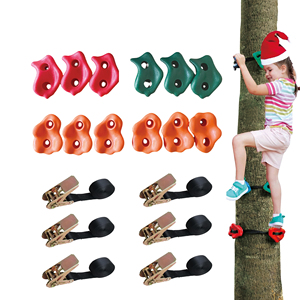 Đồ chơi đu Bộ Polyester lực kế slackline Webbing 25mm phòng tập thể dục trẻ em Swinging slackline lực kế Webbing chướng ngại vật thiết lập - Product Image 2