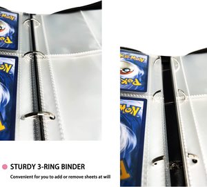 เทรดดิ้งการ์ด Binder ผู้ถือบัตร,900บัตรที่มี<span class=keywords><strong>50</strong></span>แขนที่ถอดออกได้9กระเป๋า,เกมการ์ดคอลเลกชั่นบัลบั้มผู้ถือ - Product Image 5