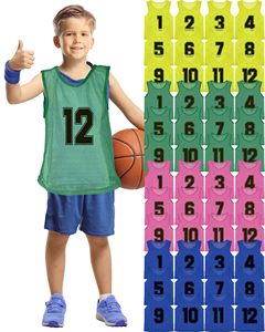 Jeugdbasketbal En Voetbal Pinnies Topstijl Sportvest Met Genummerde Scrimmage En Gepersonaliseerde Naam/Logo Afdrukken - Product Image 2