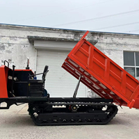 Prix usine 4 tonnes Diesel Mini chenilles Dumper Camions chenilles en caoutchouc Composants de la pompe à chenilles Moteur essentiel pour les opérations