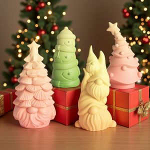 Christmas Snowman Tree Silicone Mold DIY Craft Plaster Mold For Holiday Decorations - Product Image 2