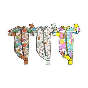 Pakaian bambu balita tidur karakter cetak bambu bayi Zippy piyama misteri kotak - Product Image 2