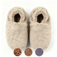 Chauffe-pieds en tissu avec remplissage naturel et arôme, chauffe-pieds micro-ondable, coussin chauffant