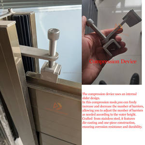 Eudore Aluminium-Hochwasserbarriere mit 522 kg Tragfähigkeit für Wassersicherheit und Hochwasserschutz - Product Image 3