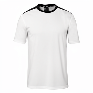Chemises en jersey 100% coton respirantes et sportives avec logo sur le devant, manches courtes, col rond, coupe classique pour hommes et garçons - Product Image 1