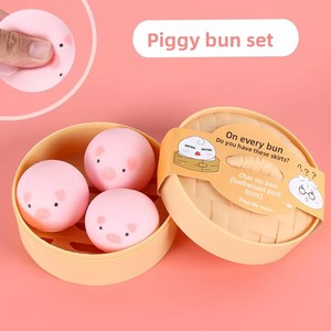 Juego de Juguetes Blandos de Dumplings al Vapor, Mini Bollos de Masa de Arroz Glutinoso para Aliviar la Ansiedad - Product Image 4