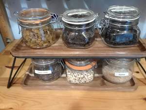 Youlike Support à cupcakes en bois d'acacia à 3 niveaux et tours Plateau de service Plateaux et plateaux de service en bois pour la fête - Product Image 5