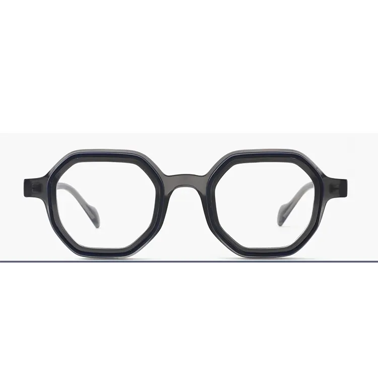 2024 neues design Brillenrahmen Herren Rezept optische Myopie Acetat Brille Damen Retro-Brillen
