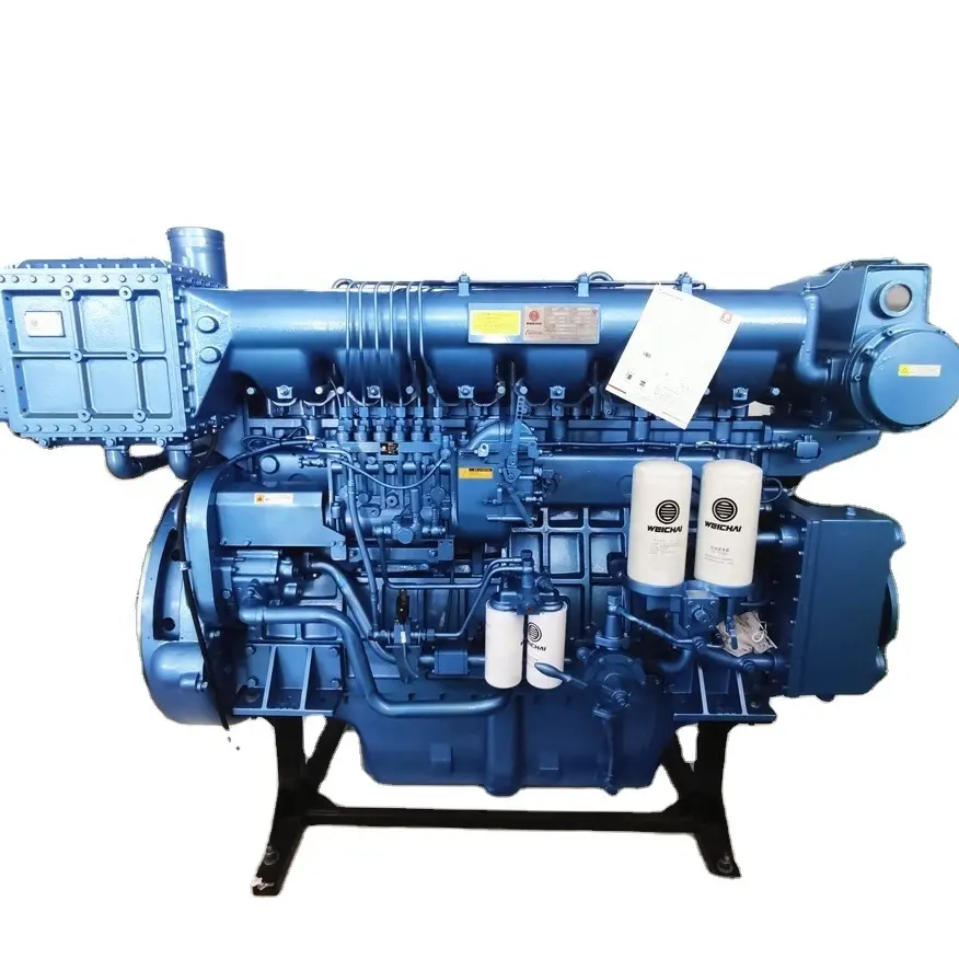 Электрический старт Weichai x6170 серии 258 кВт 1000 об/мин дизельный морской двигатель X6170ZC350-1