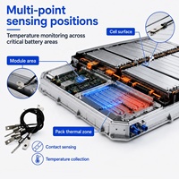 Capteur de température NTC de qualité automobile GAICM GTS100 pour pack de batteries au lithium BMS, sonde à borne en cuivre, contrôle d'équilibrage thermique