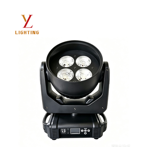 Projecteur LED mobile 4*50W avec zoom, 220W, température de couleur 6000-6500K, IP12, pour scène, mariage, théâtre, éclairage de surface - Product Image 2