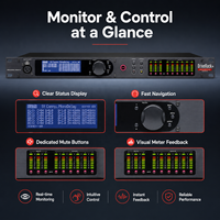 Procesador de Audio Profesional 360, Ecualizador Digital Profesional para Equipos de Sonido Profesional
