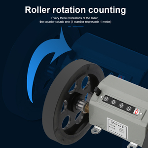 Z96-F metro contatore meccanico lunghezza distanza <span class=keywords><strong>doppio</strong></span> rotella 0-9999.9 meccanico guidato registratore/lunghezza di misurazione - Product Image 4