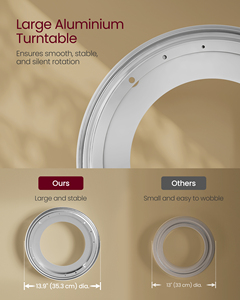 <span class=keywords><strong>VASAGLE</strong></span> Étagère rotative sur pied Étagère <span class=keywords><strong>de</strong></span> rangement pour petits espaces Bibliothèque rotative à 4 niveaux - Product Image 6