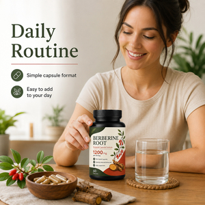 OEM/ODM Best-Selling Berberine HCl Capsules Herbal Supplement Black Pepper Extract Low-Carb Dietary Supplement Improve Immunity - Product Image 5